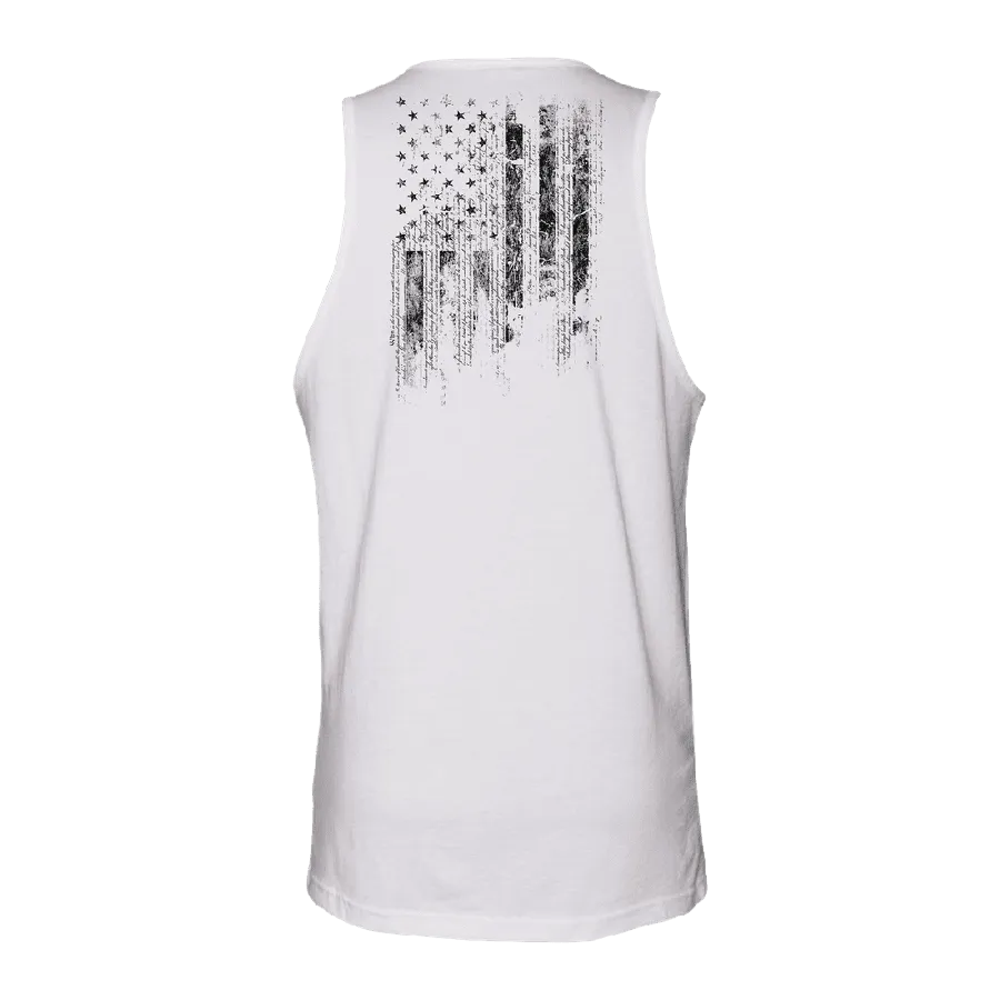 1776 Flag Tank - White