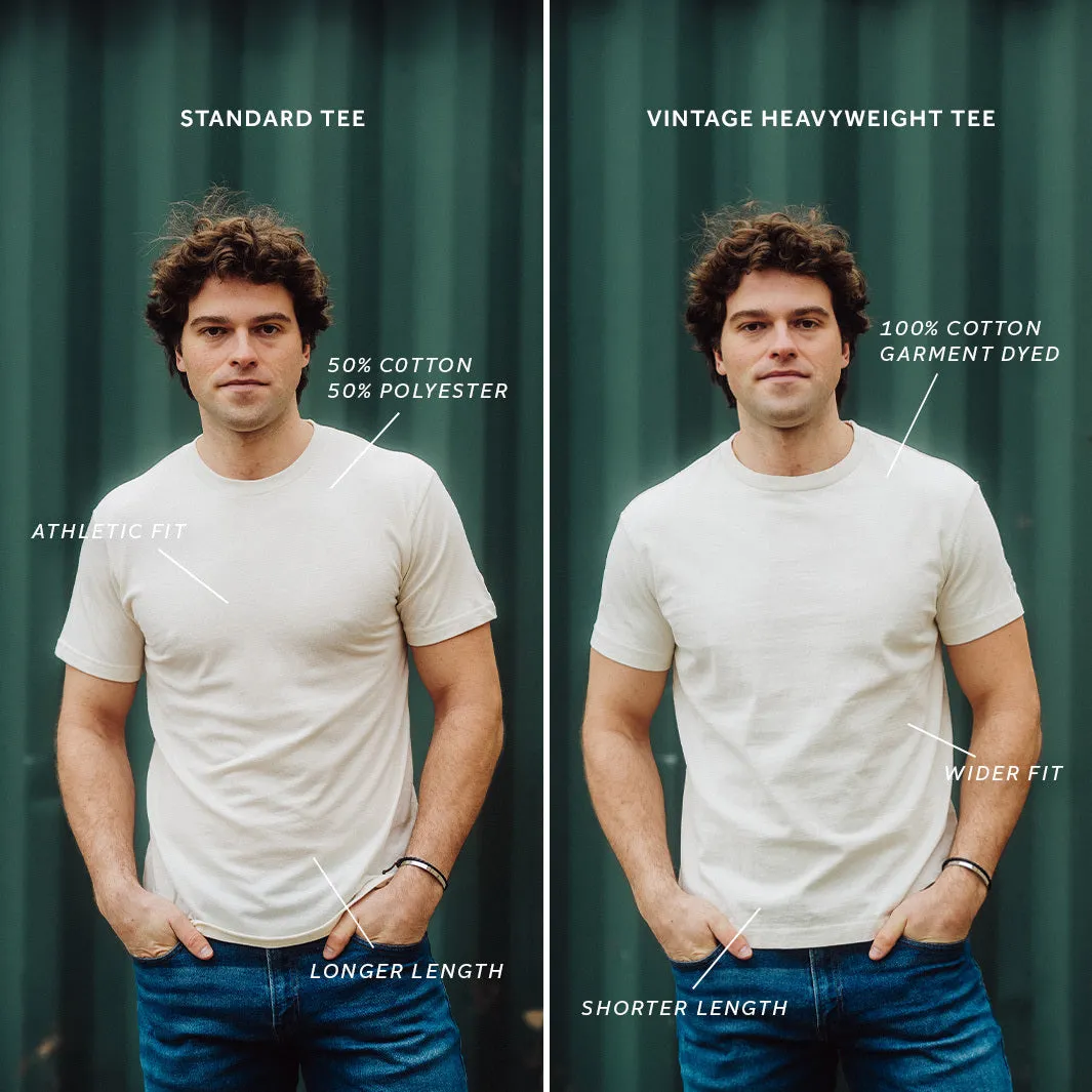 1980s-Style James Madison Vintage Heavyweight Tee