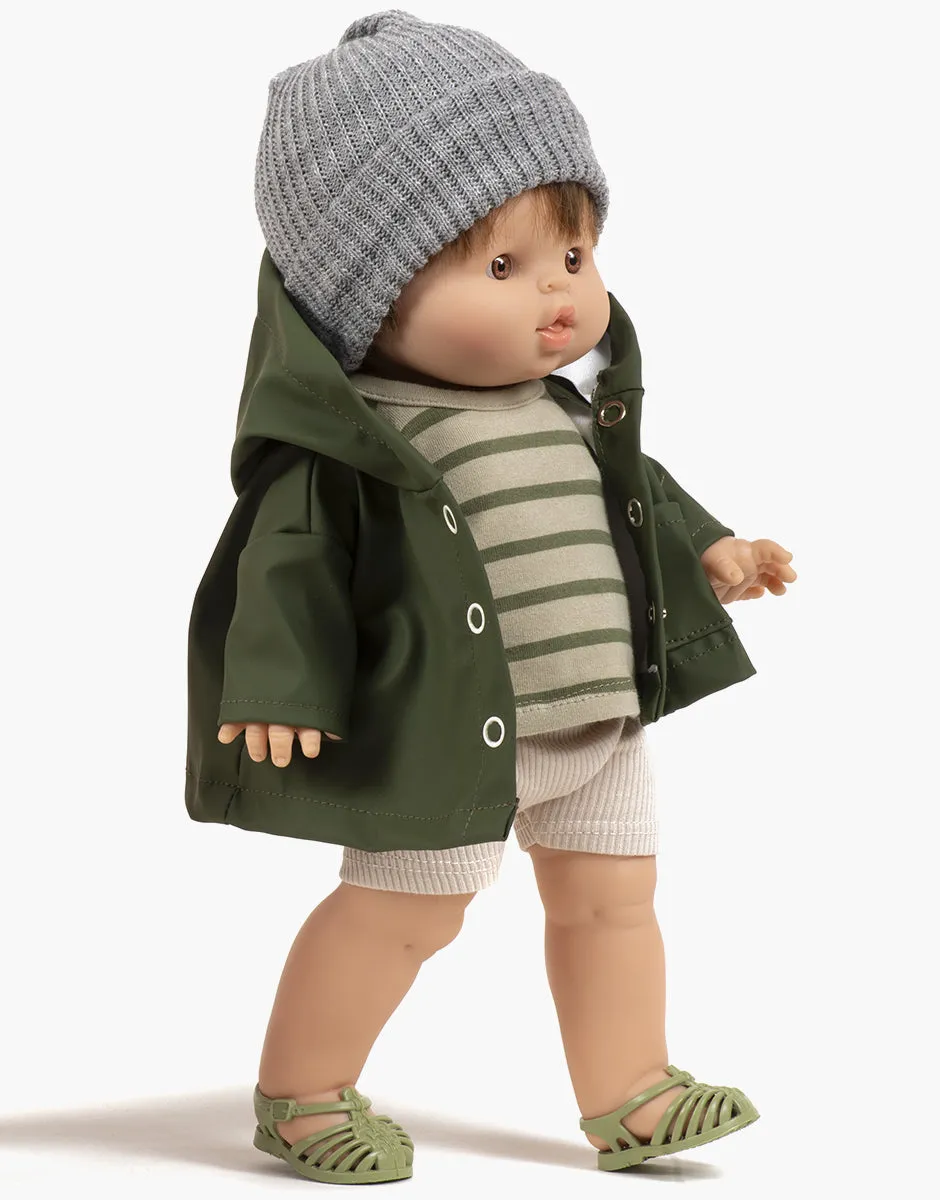 3Pc Luigi Set - Khaki Green Striped