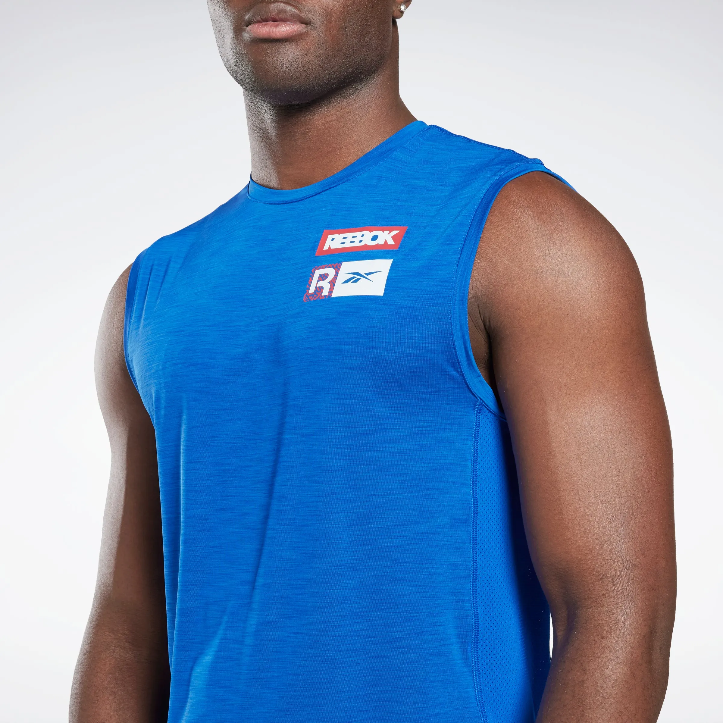 Activchill Sleeveless T-Shirt Vector Blue