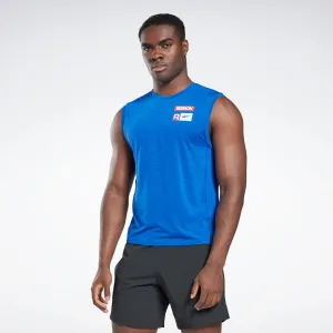 Activchill Sleeveless T-Shirt Vector Blue