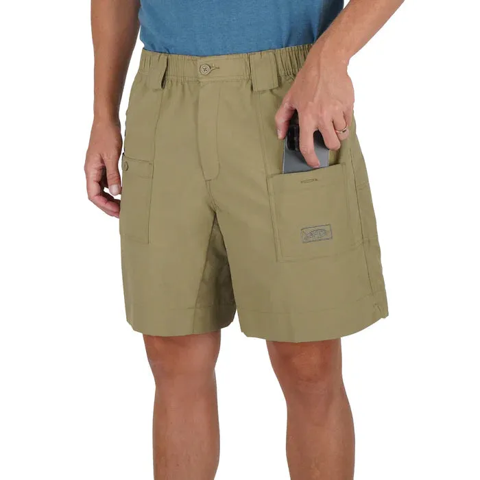 Aftco Original Fishing Shorts Long - Khaki