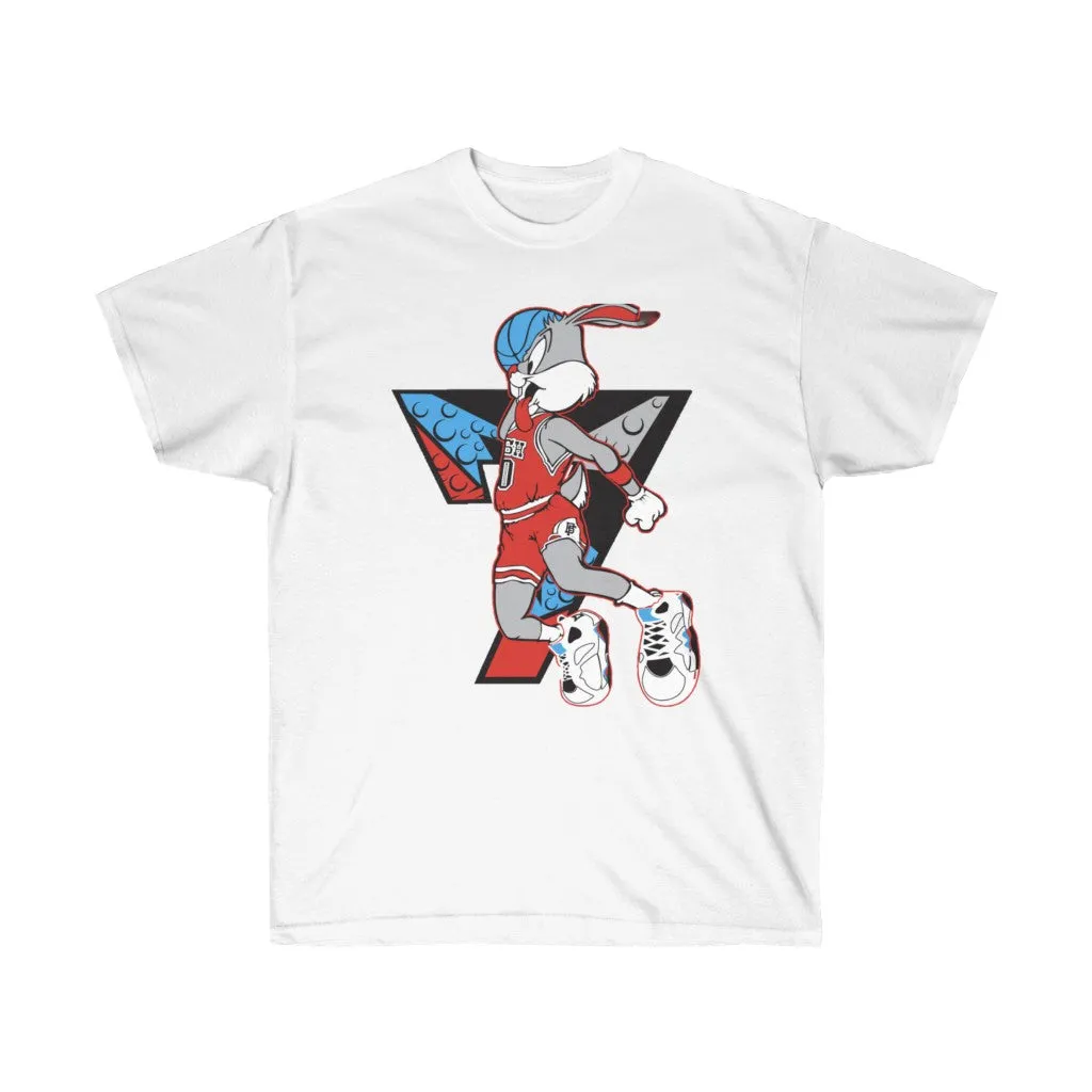 Air Bugs Bunny Unisex Tee, Custom T-shirt, Graphic T-shirt, Bugs Bunny, Anime Cartoon