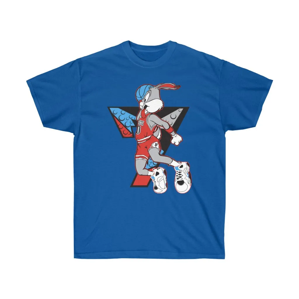 Air Bugs Bunny Unisex Tee, Custom T-shirt, Graphic T-shirt, Bugs Bunny, Anime Cartoon