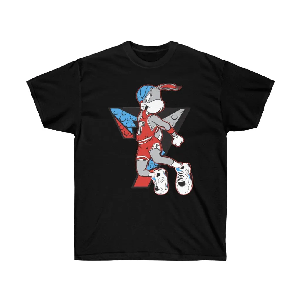 Air Bugs Bunny Unisex Tee, Custom T-shirt, Graphic T-shirt, Bugs Bunny, Anime Cartoon