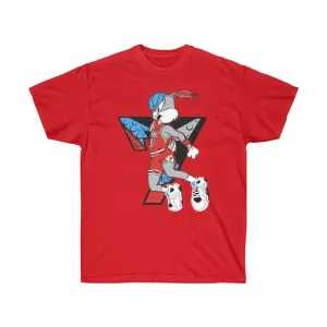 Air Bugs Bunny Unisex Tee, Custom T-shirt, Graphic T-shirt, Bugs Bunny, Anime Cartoon