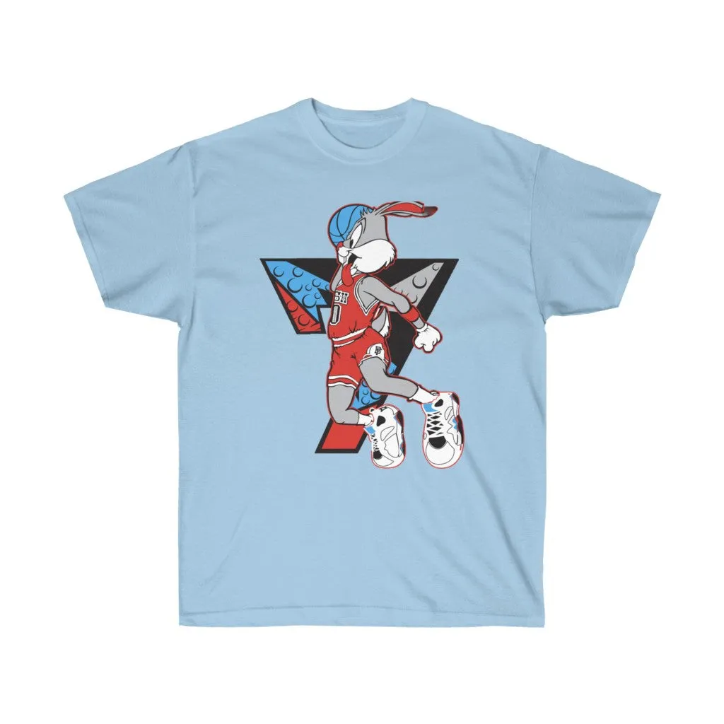 Air Bugs Bunny Unisex Tee, Custom T-shirt, Graphic T-shirt, Bugs Bunny, Anime Cartoon