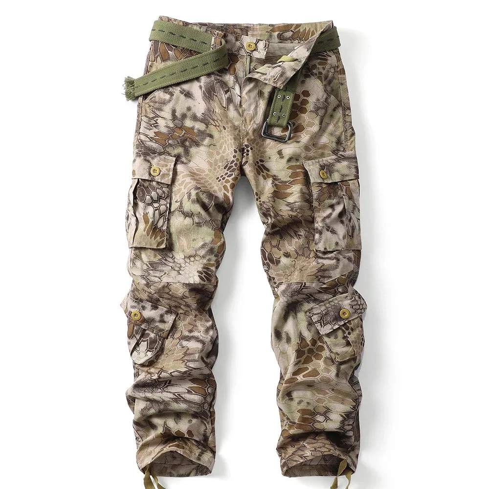 AKARMY Camo Men's Straight Leg Cargo Pants