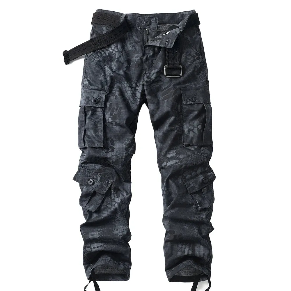 AKARMY Camo Men's Straight Leg Cargo Pants