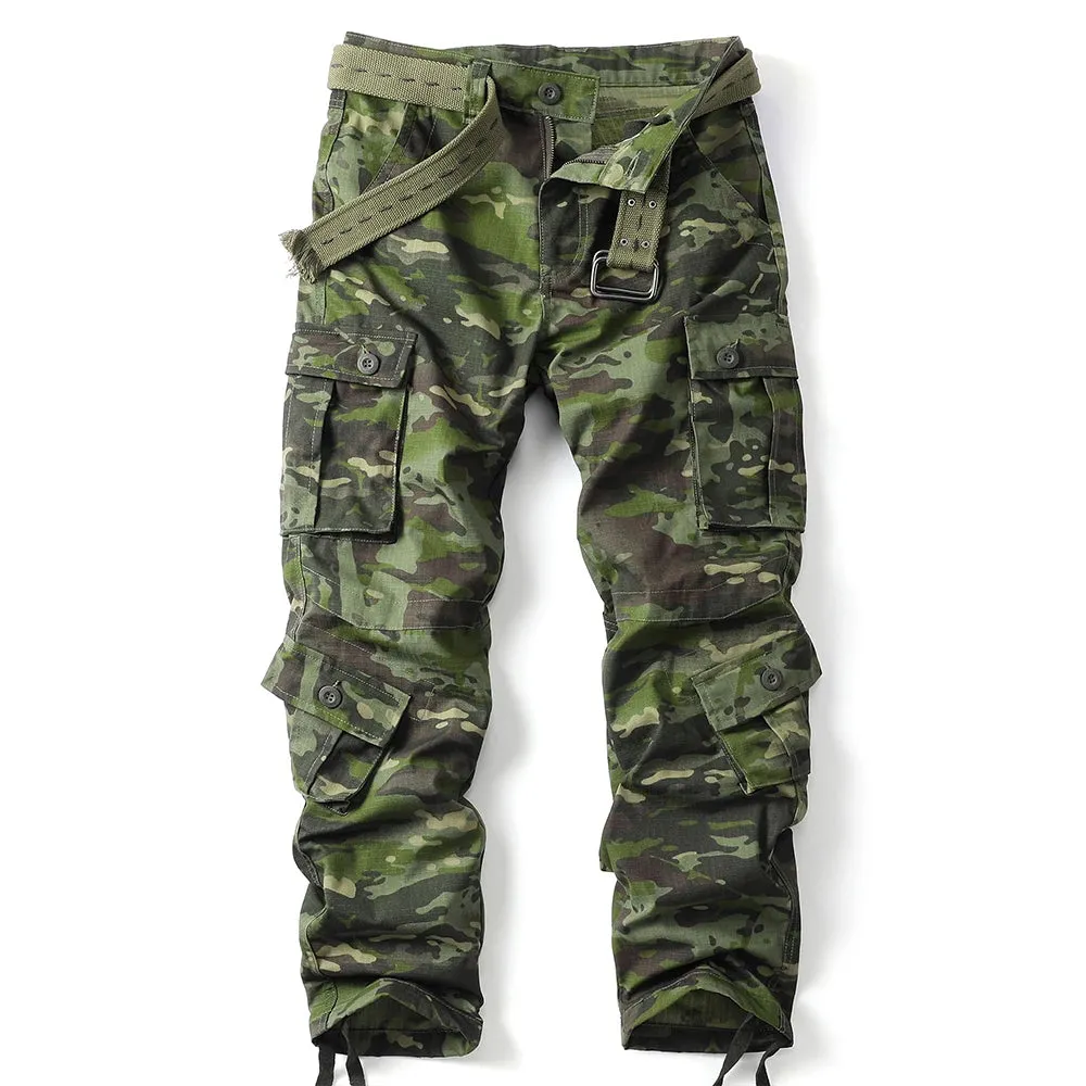 AKARMY Camo Men's Straight Leg Cargo Pants