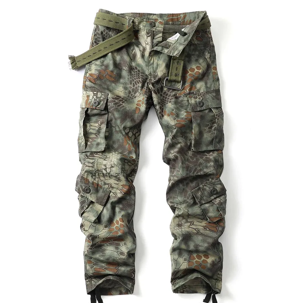 AKARMY Camo Men's Straight Leg Cargo Pants