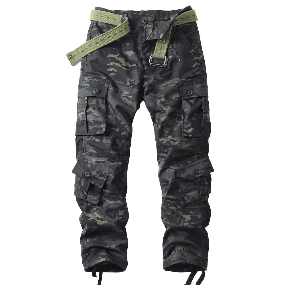 AKARMY Camo Men's Straight Leg Cargo Pants
