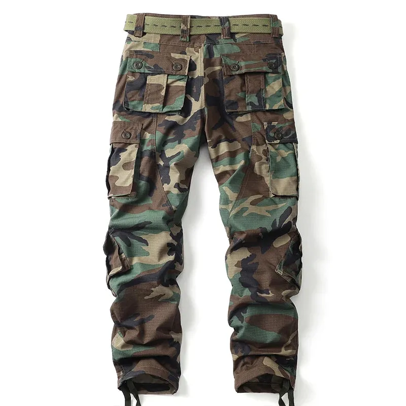 AKARMY Camo Men's Straight Leg Cargo Pants