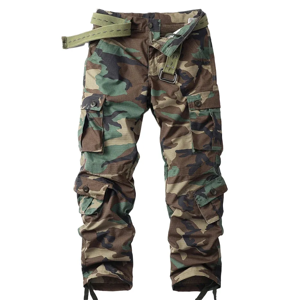 AKARMY Camo Men's Straight Leg Cargo Pants