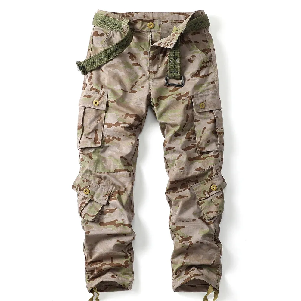 AKARMY Camo Men's Straight Leg Cargo Pants