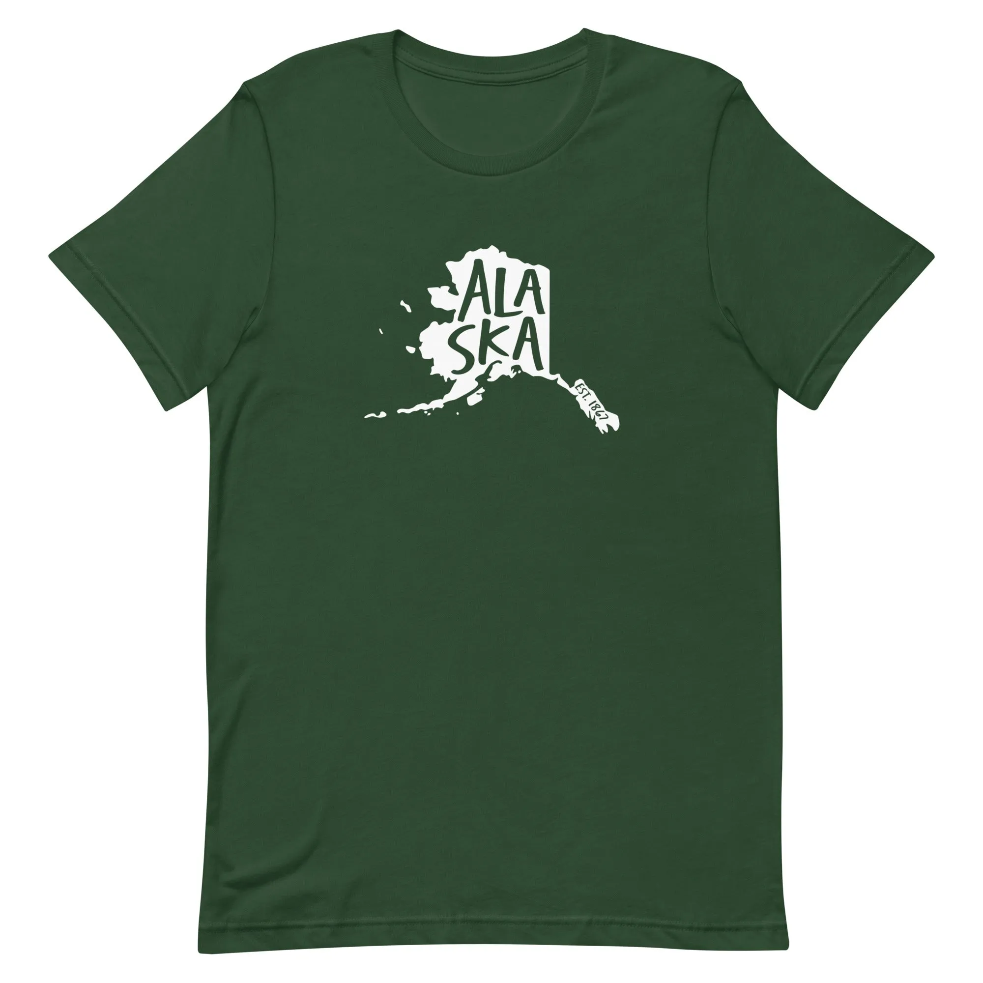 Alaska Cutout T-Shirt (White Logo)