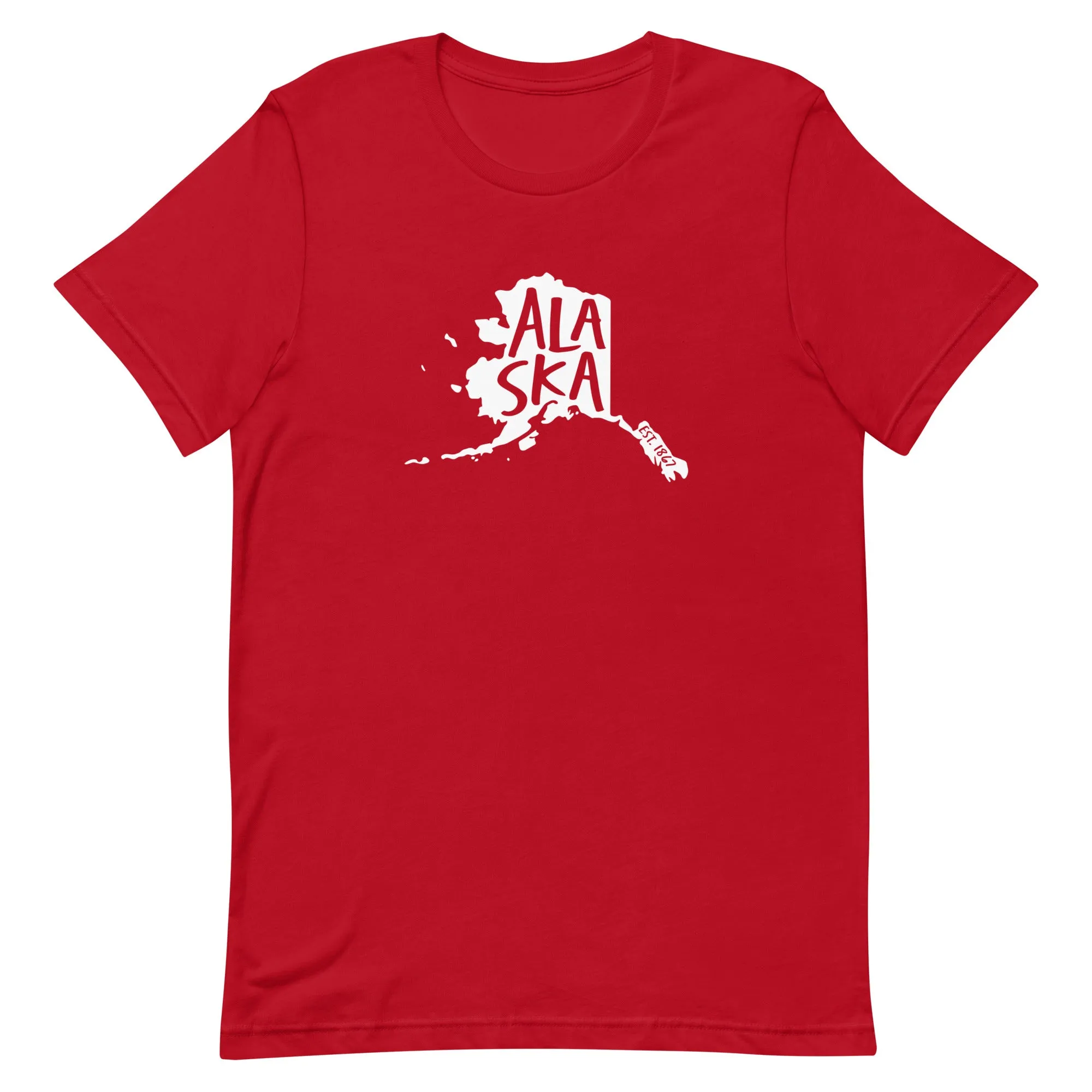 Alaska Cutout T-Shirt (White Logo)