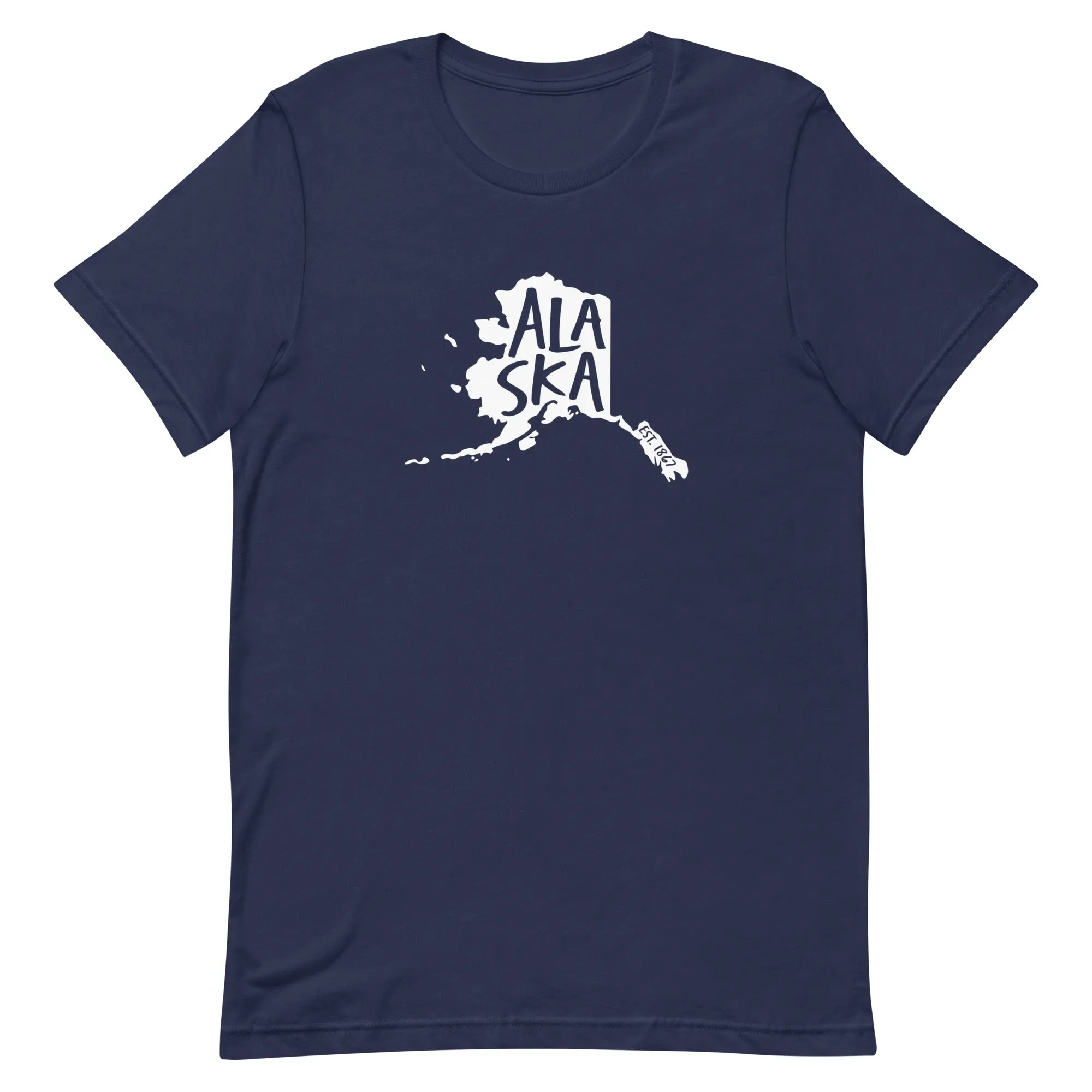 Alaska Cutout T-Shirt (White Logo)