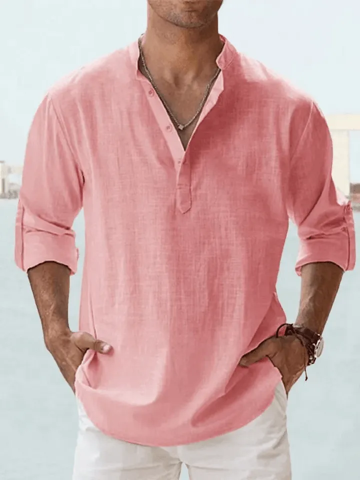 Alexander | comfortable, loose-fitting linen men's shirt