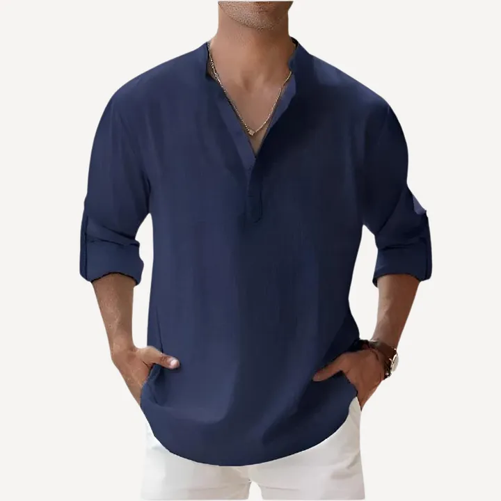 Alexander | comfortable, loose-fitting linen men's shirt