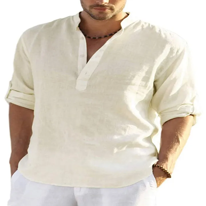 Alexander | comfortable, loose-fitting linen men's shirt