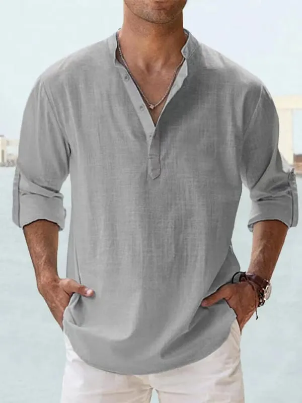 Alexander | comfortable, loose-fitting linen men's shirt