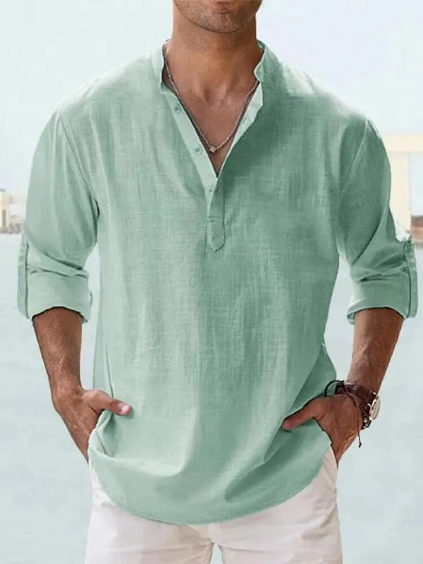 Alexander | comfortable, loose-fitting linen men's shirt