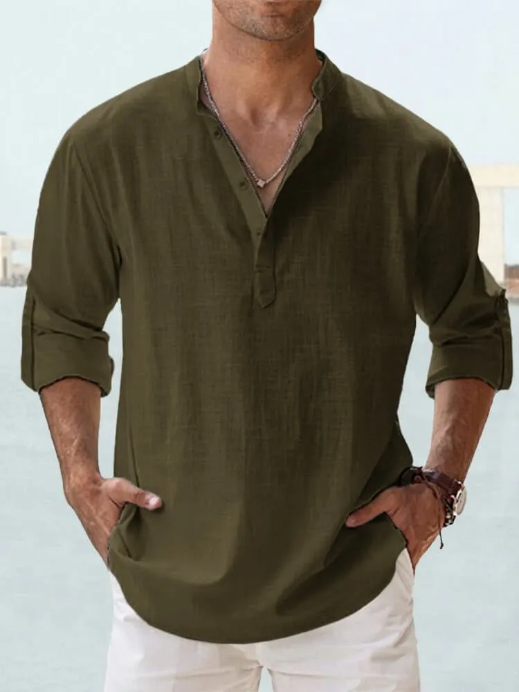 Alexander | comfortable, loose-fitting linen men's shirt