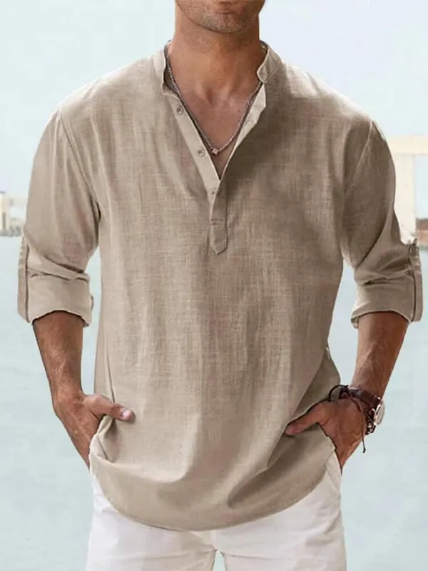 Alexander | comfortable, loose-fitting linen men's shirt