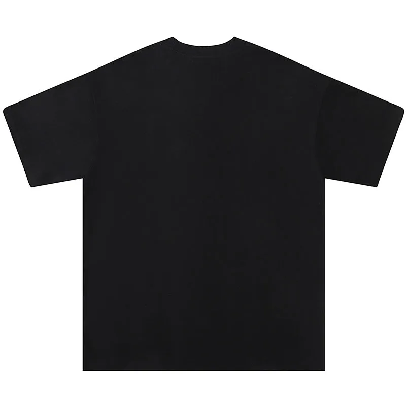 AMIRI flower letter logo print T-Shirts