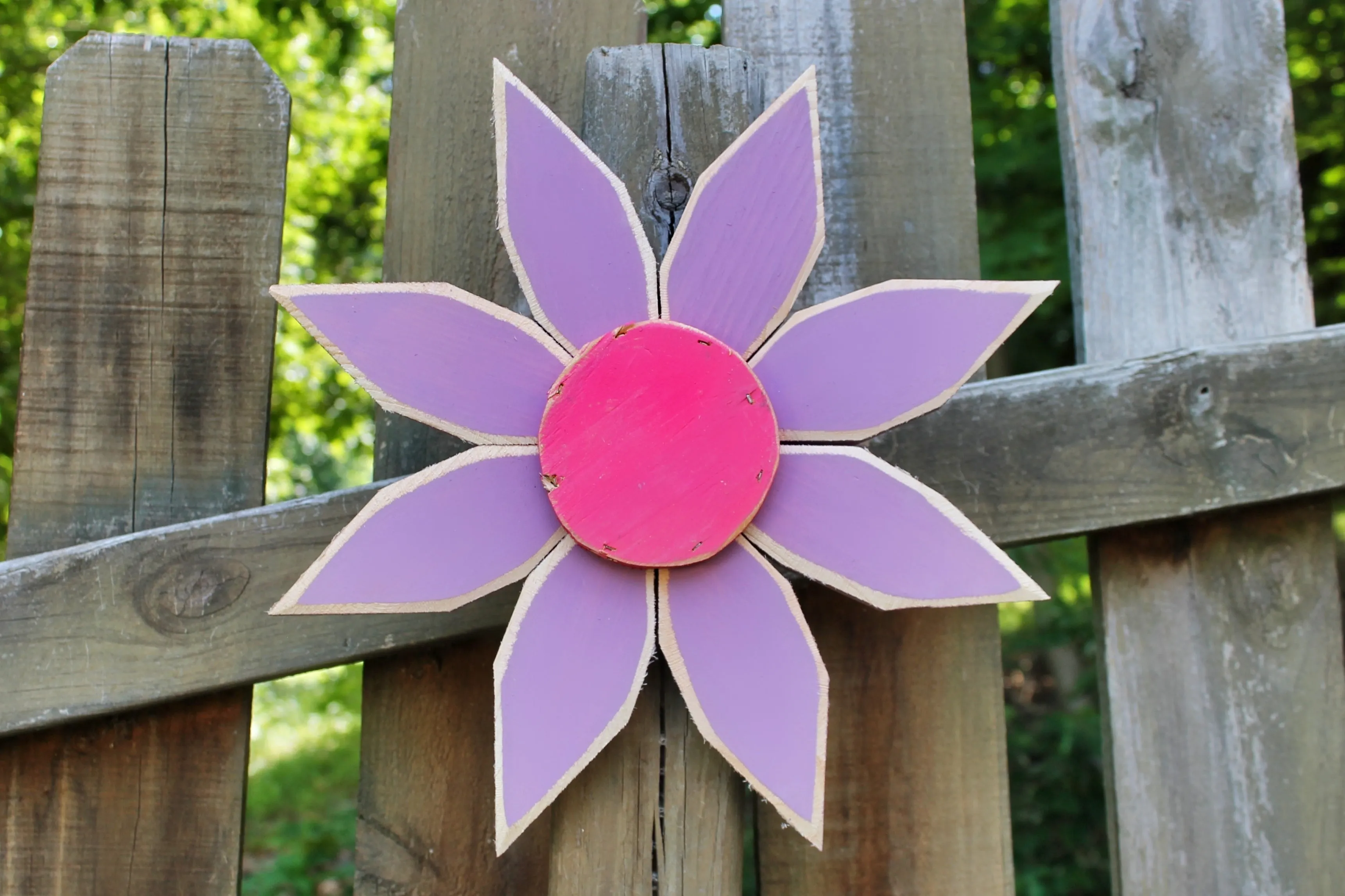 Amish Made Wooden Flower Door Hangers