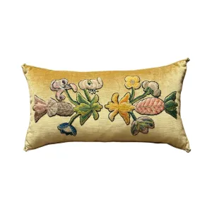 Antique English Crewel Embroidery (#E061624 | 12 1/2 x 23")