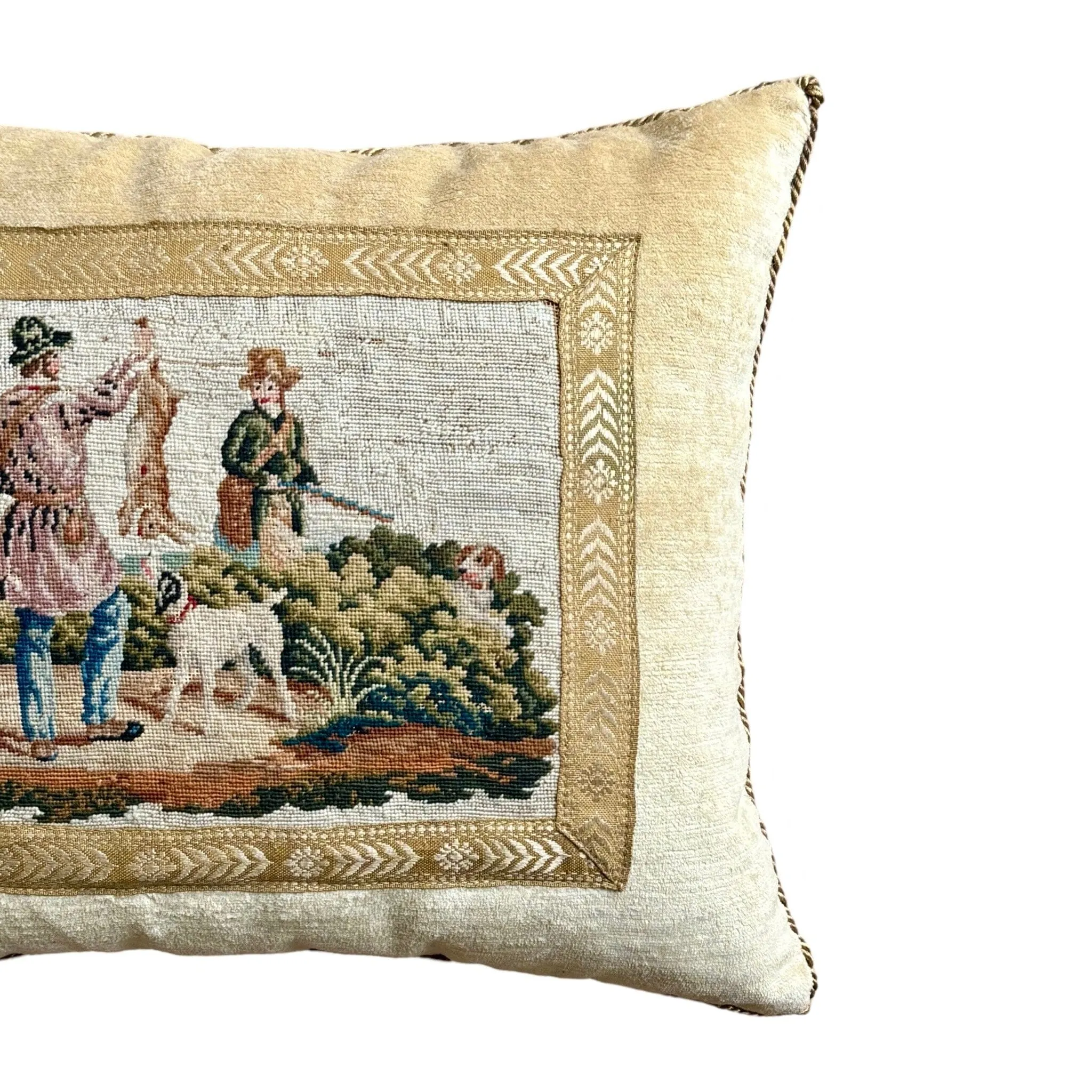 Antique French Petit Point (#T090724 | 14 x 18")