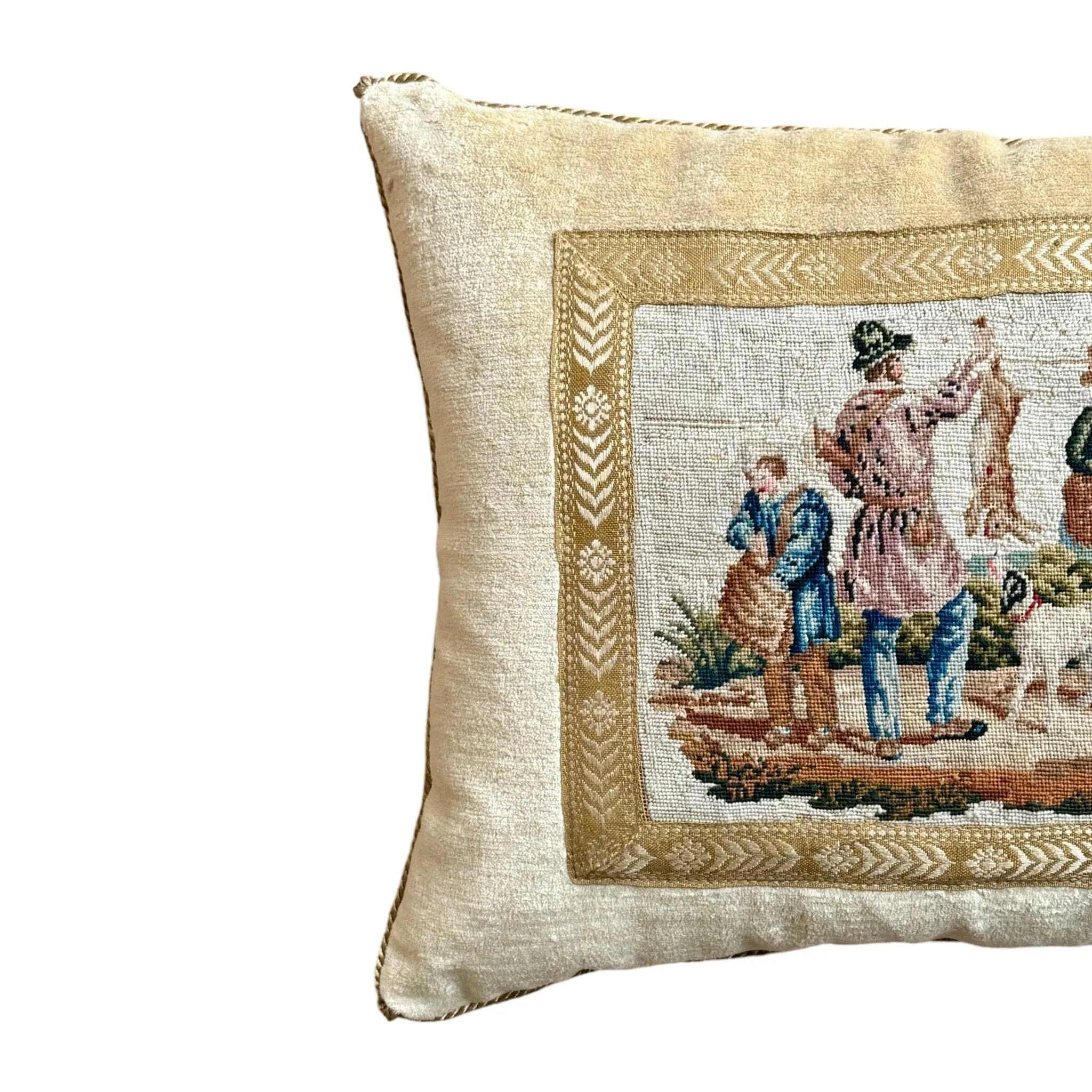 Antique French Petit Point (#T090724 | 14 x 18")