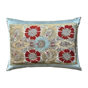 Antique Ottoman Empire Metallic and Silk Embroidery (#E121723 | 16 x 22")