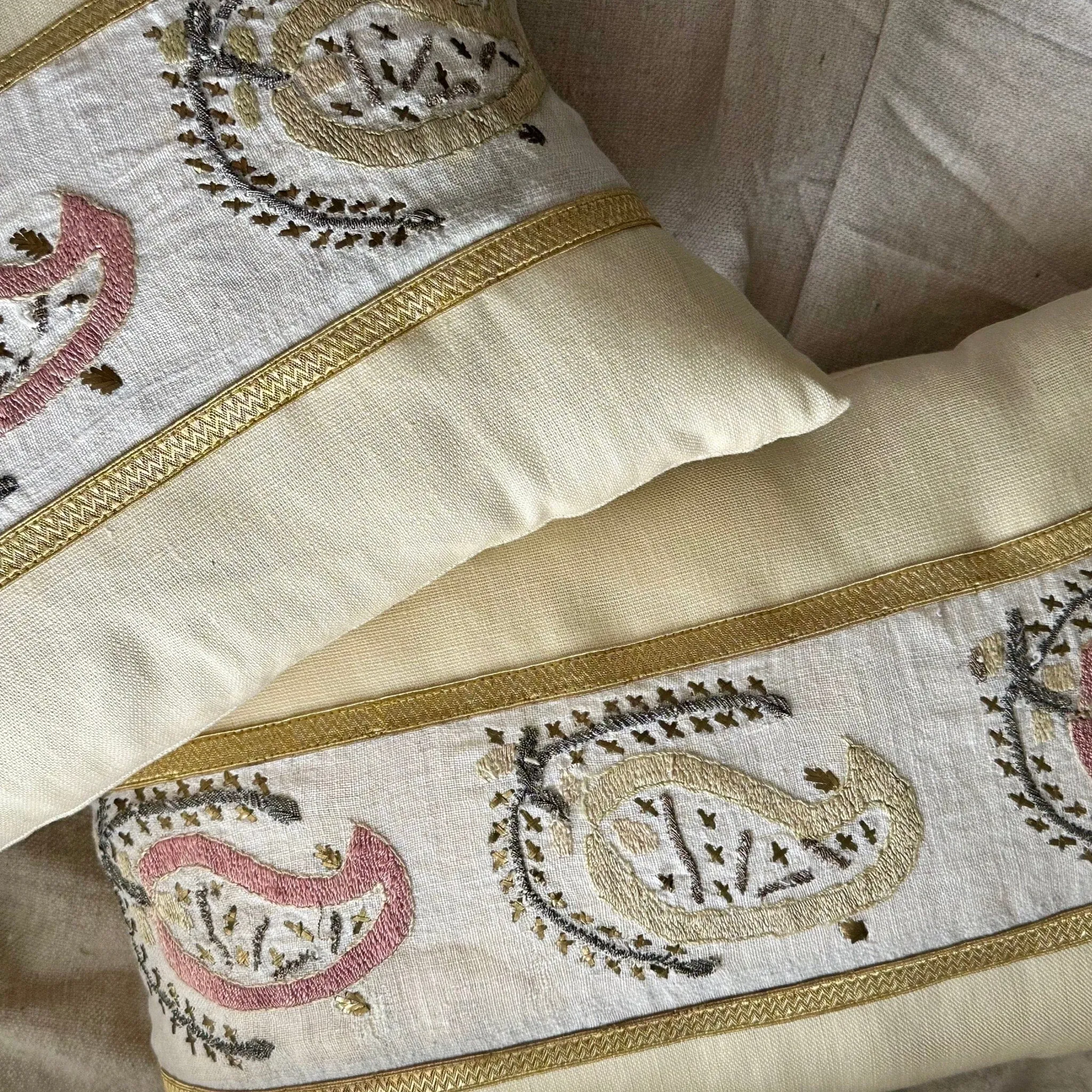 Antique Turkish Towels (#M040624A&B | 11 x16 1/2 ")