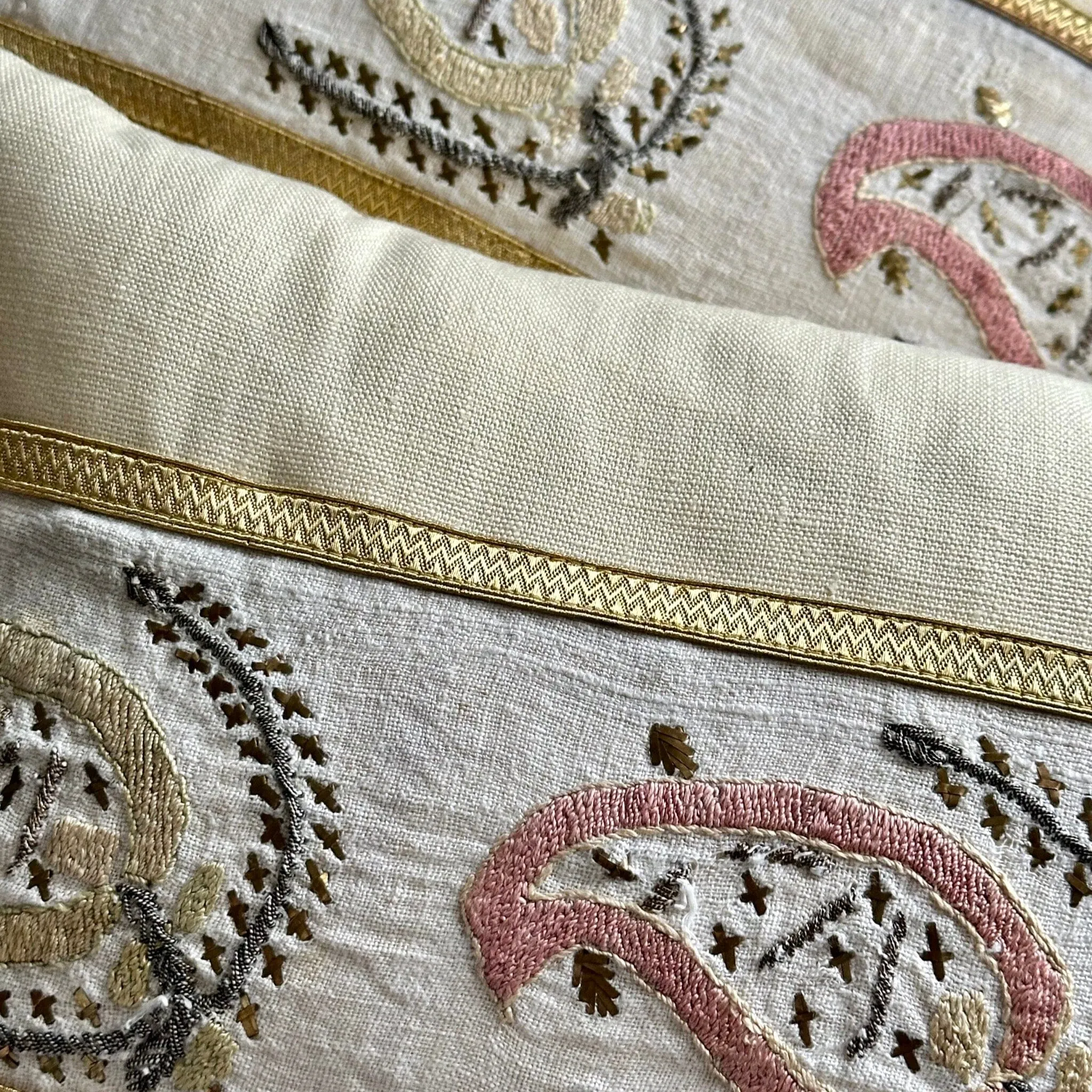 Antique Turkish Towels (#M040624A&B | 11 x16 1/2 ")