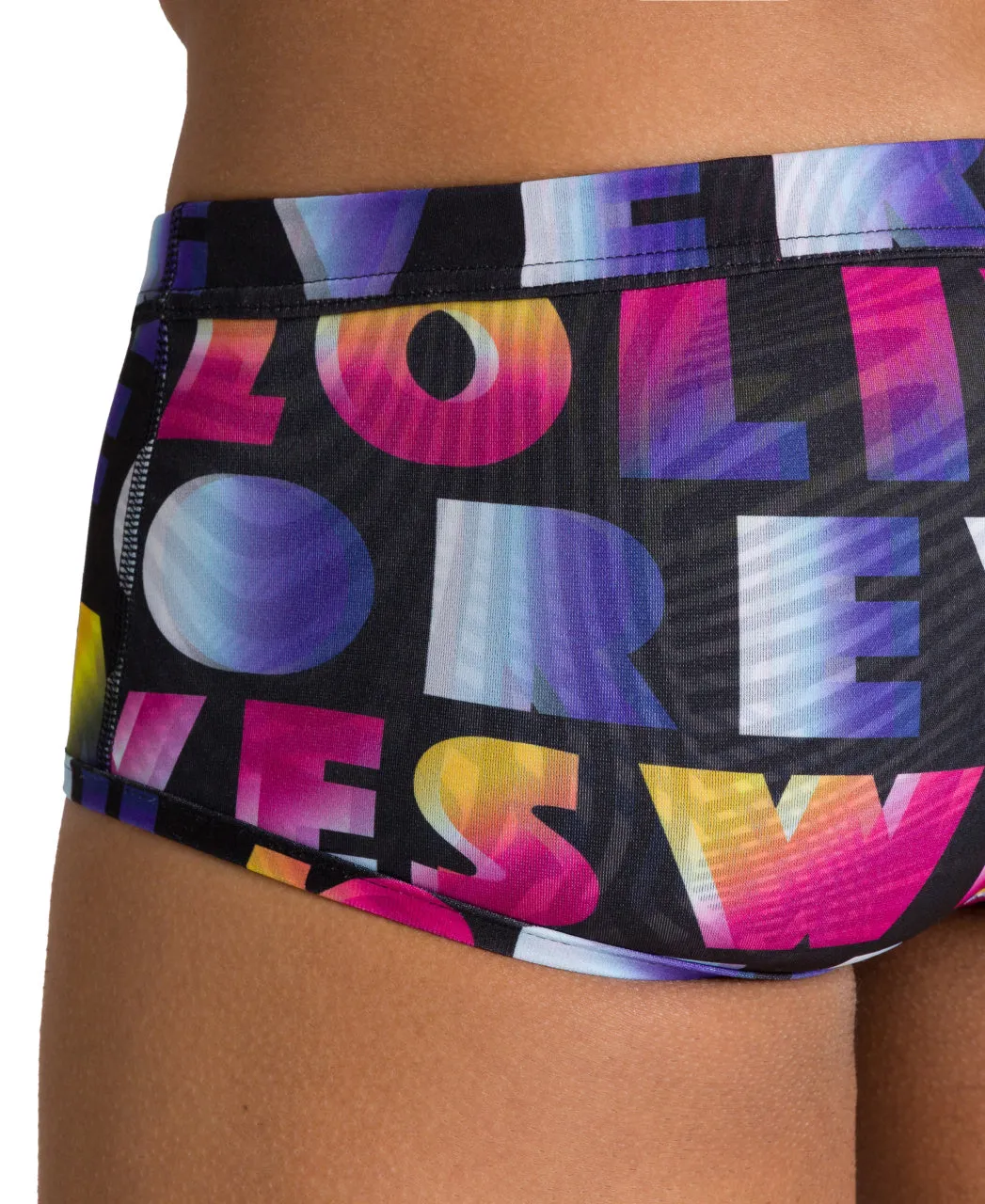Arena Team Men's Swim Shorts POP Reversible - Black