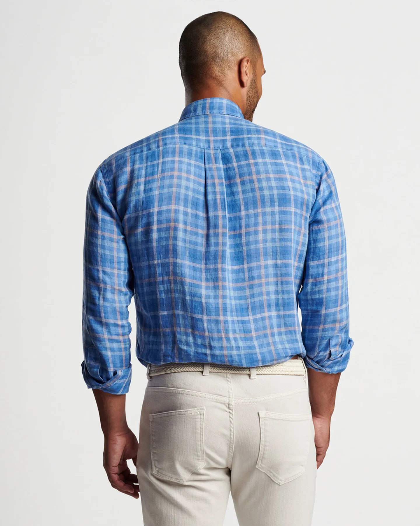 ASHORE LINEN SHIRT - MOON BLUE