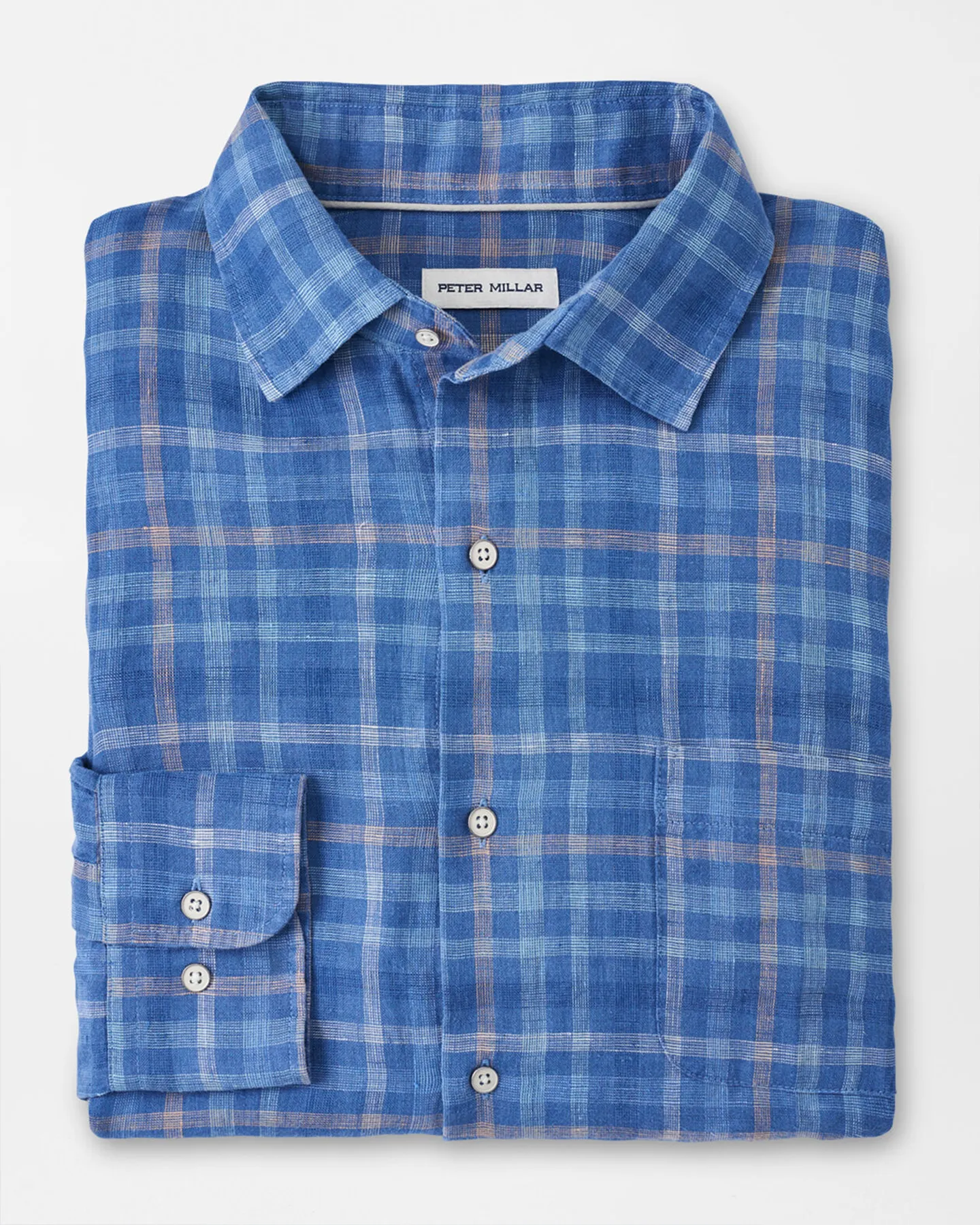 ASHORE LINEN SHIRT - MOON BLUE