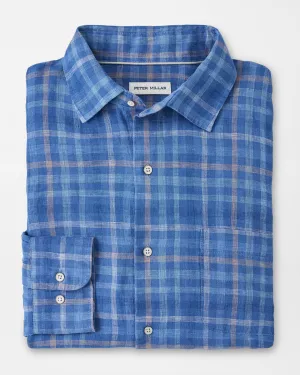ASHORE LINEN SHIRT - MOON BLUE
