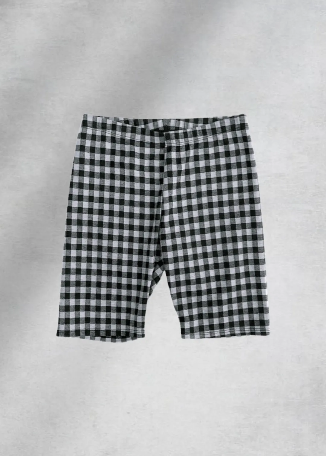 Autumn Printed Biker Shorts - Gray/Black