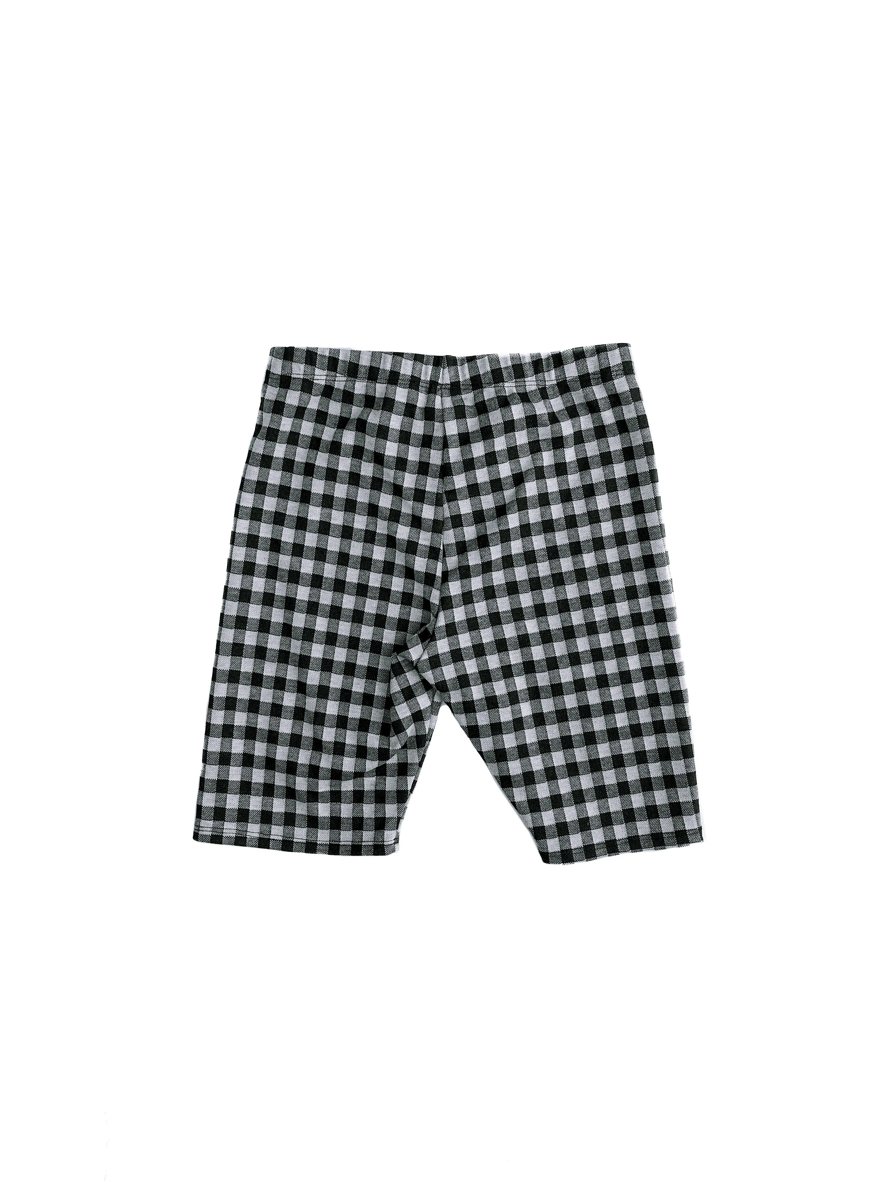 Autumn Printed Biker Shorts - Gray/Black