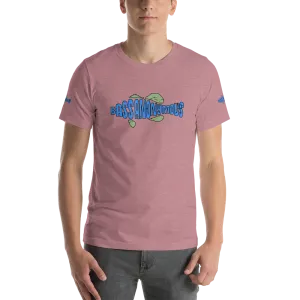 BA Teal/Kiwi short sleeve Swimlogo with sleeves and back print.
