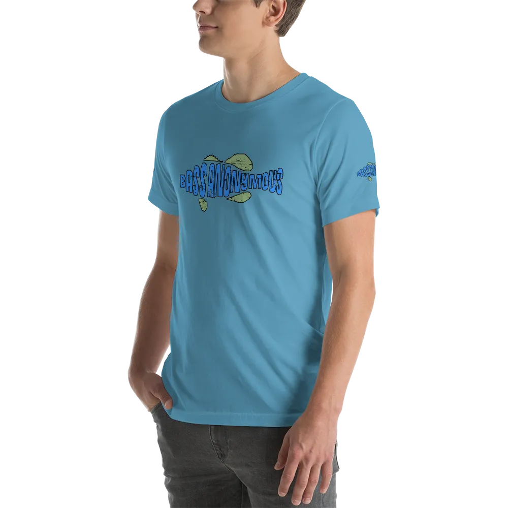 BA Teal/Kiwi short sleeve Swimlogo with sleeves and back print.