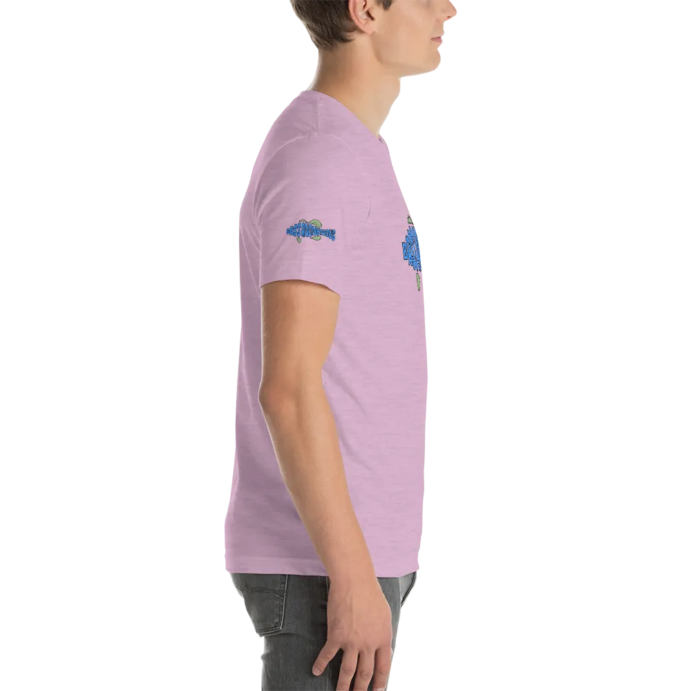 BA Teal/Kiwi short sleeve Swimlogo with sleeves and back print.