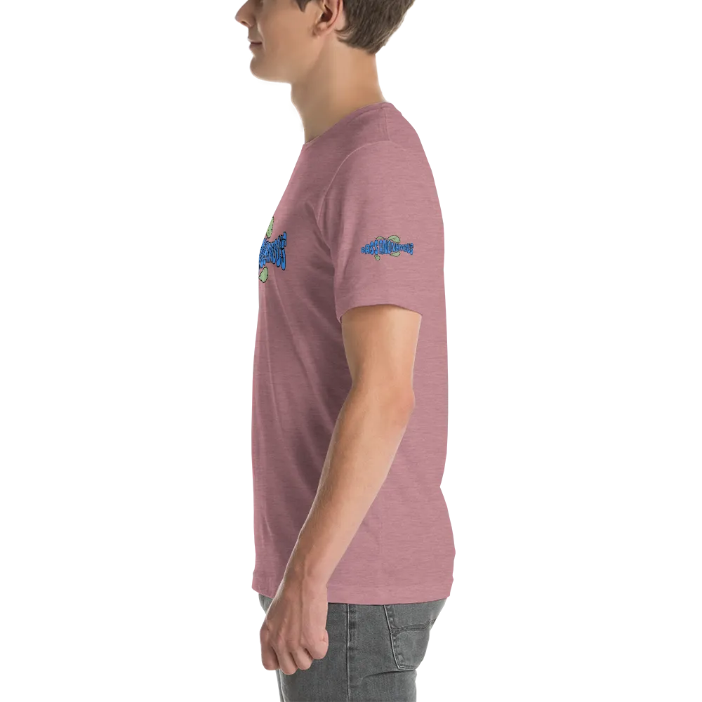 BA Teal/Kiwi short sleeve Swimlogo with sleeves and back print.