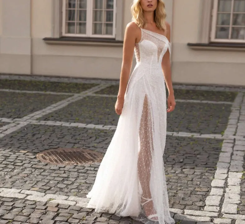 Backless Wedding Gown Bride Dress  Strapless