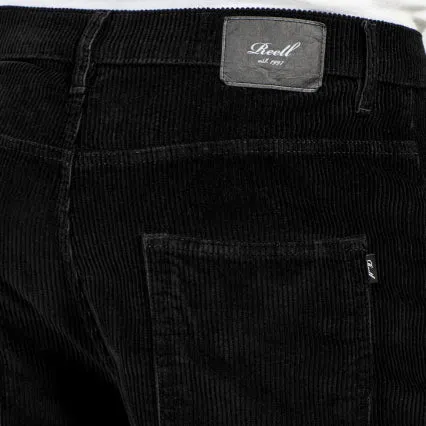 Baggy Black Rigid Corduroy Pant