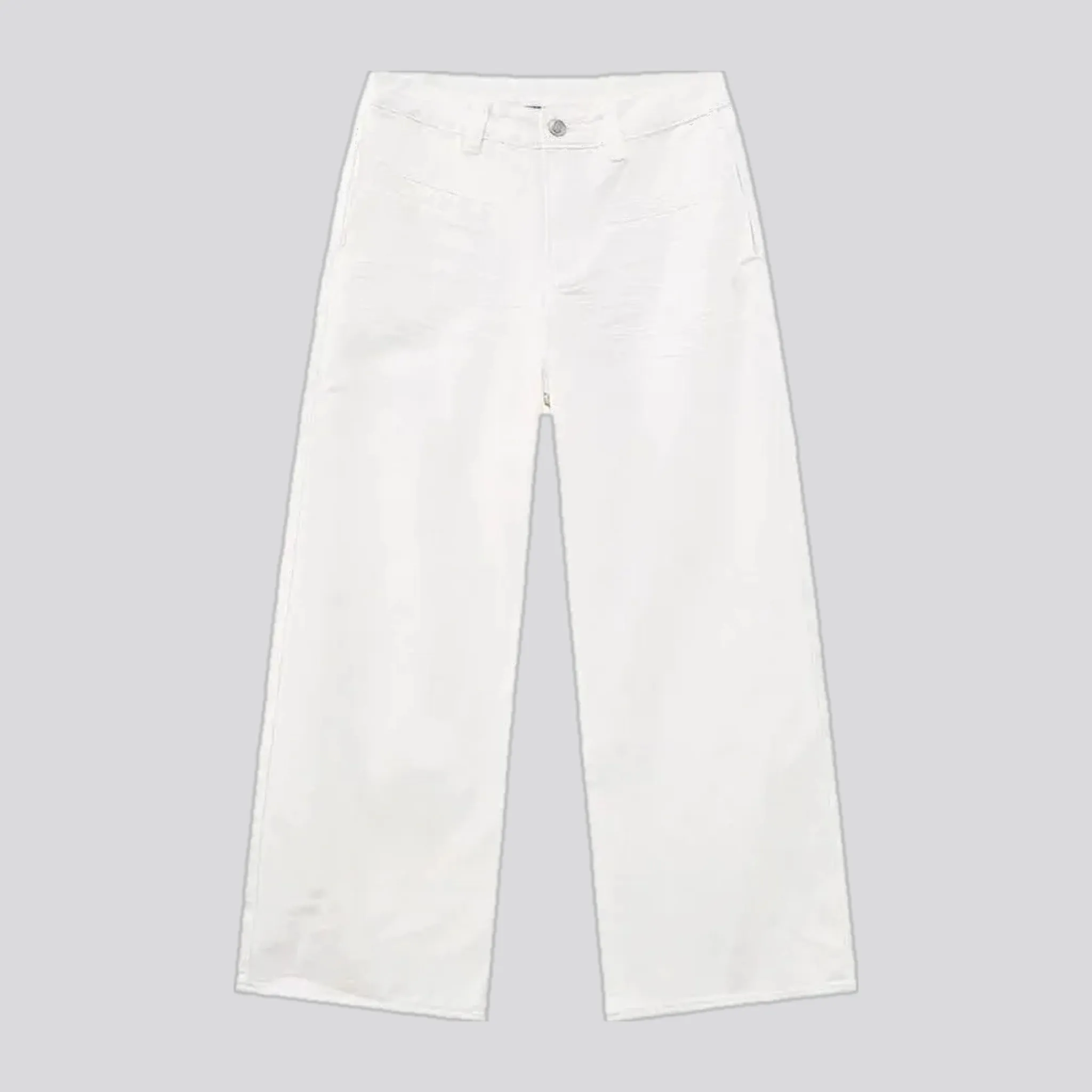 Baggy casual midweight jean pants for men